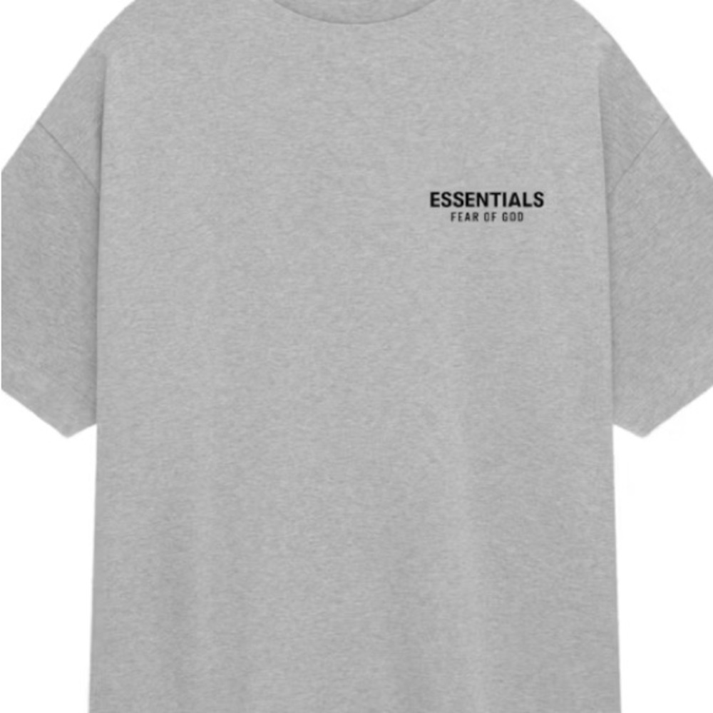 Fear of God Essentials Gray Short Sleeve Tee
